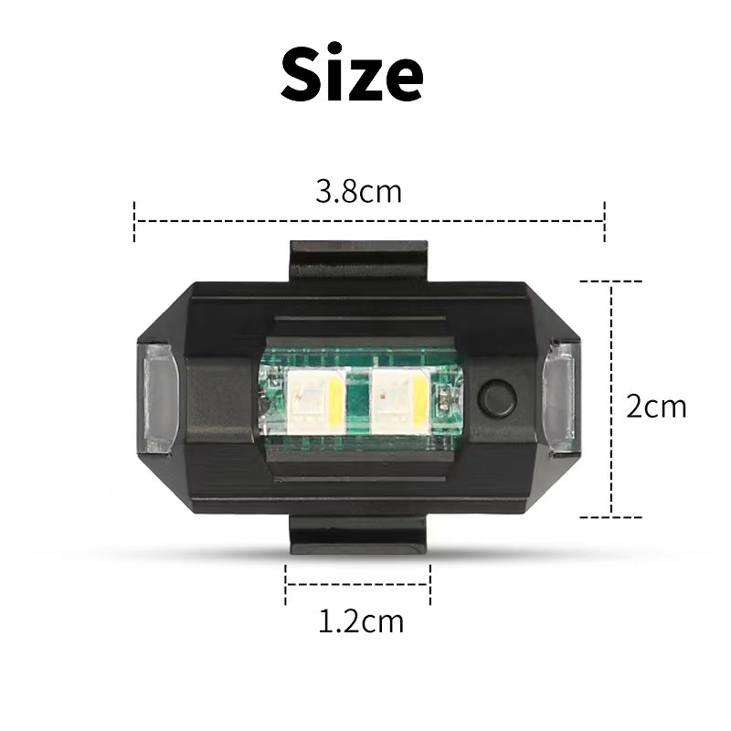 Lampu Sepeda Motor Lampu Strob - Drone Strobe Light ulasan dan harga